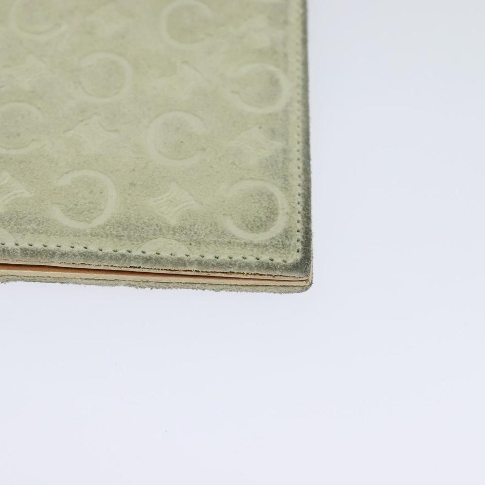 CELINE C Macadam Canvas Shoulder Wallet Suede White Auth 112493 - Picture 16 of 16